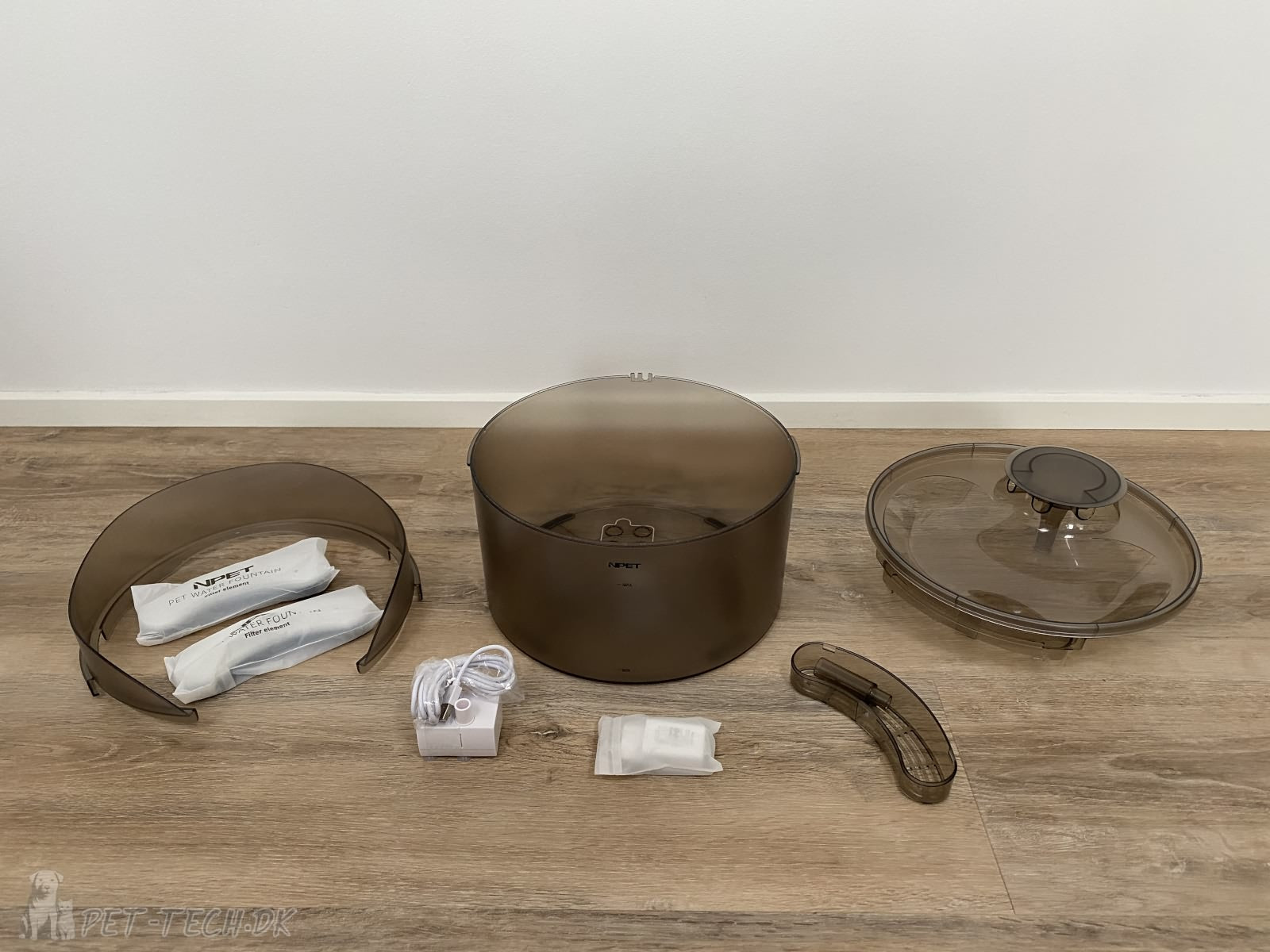 8L Jumbo Drikkefontæne til Større Hunde