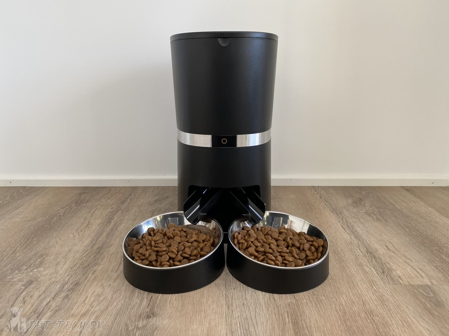 Lækker 4L Foderautomat med To Skåle til Katte og Hunde