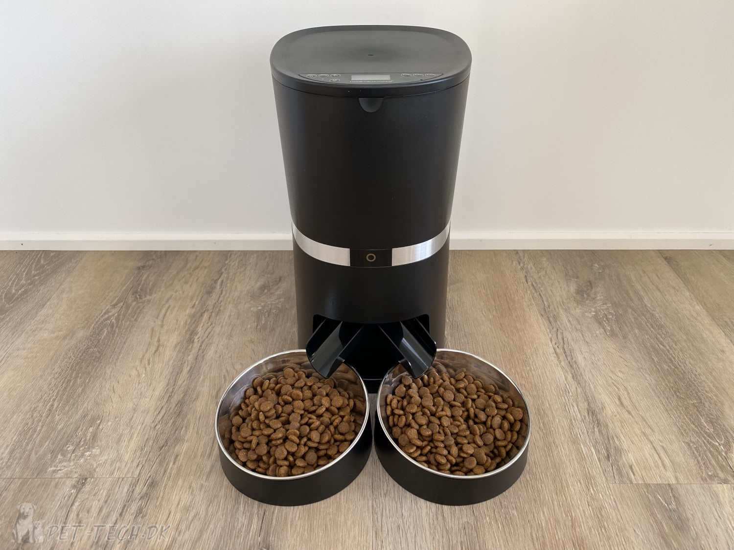 Lækker 4L Foderautomat med To Skåle til Katte og Hunde