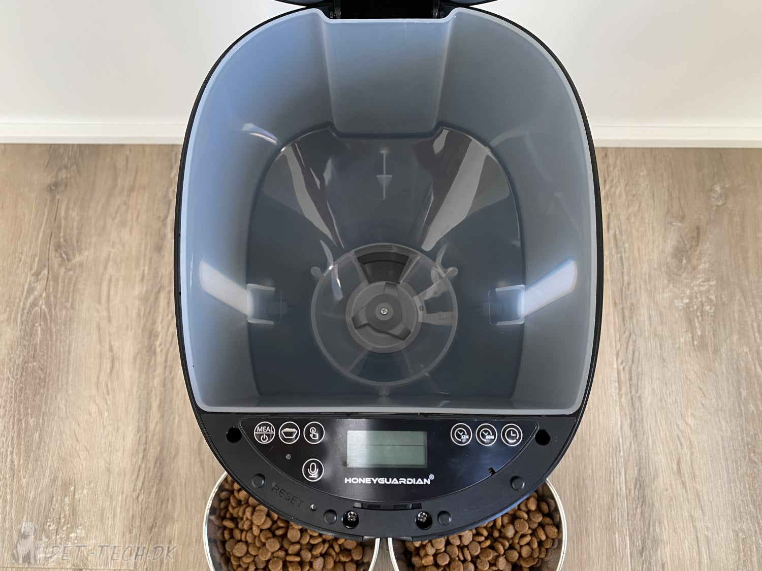 Lækker 4L Foderautomat med To Skåle til Katte og Hunde