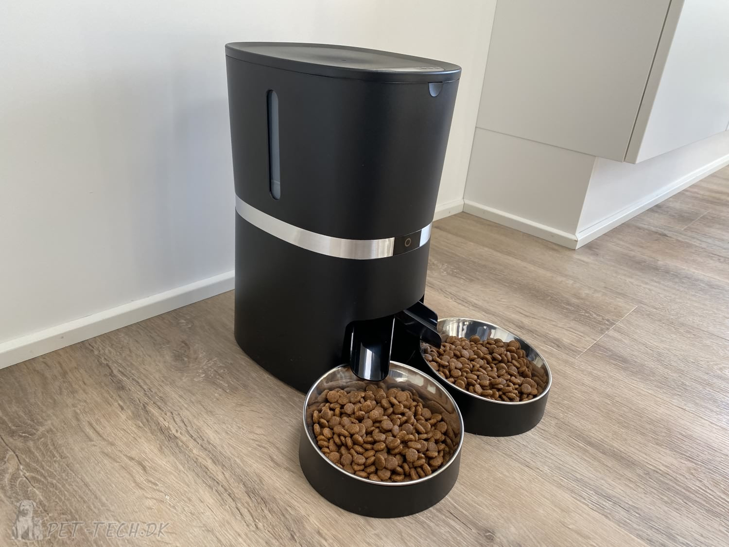 Lækker 4L Foderautomat med To Skåle til Katte og Hunde