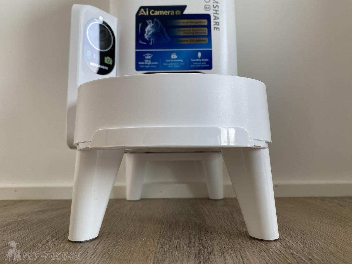 Foderautomat - PETKIT YumShare Solo 2 med AI Videokamera og Pet Facial Recognition