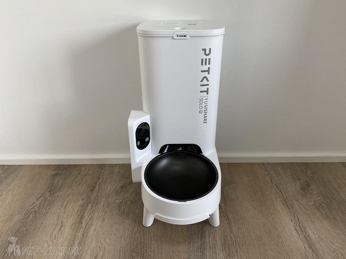Foderautomat - PETKIT YumShare Solo 2 med AI Videokamera og Pet Facial Recognition