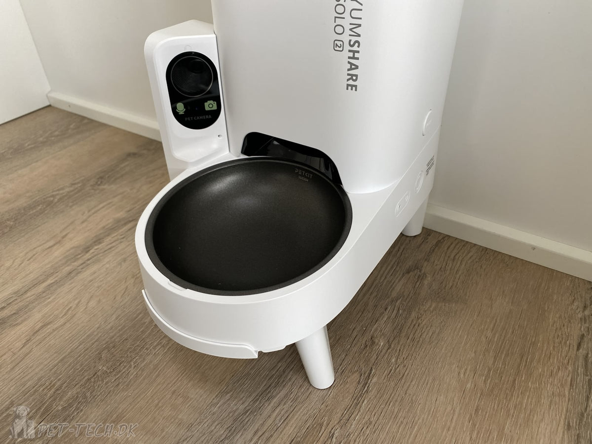 Foderautomat - PETKIT YumShare Solo 2 med AI Videokamera og Pet Facial Recognition