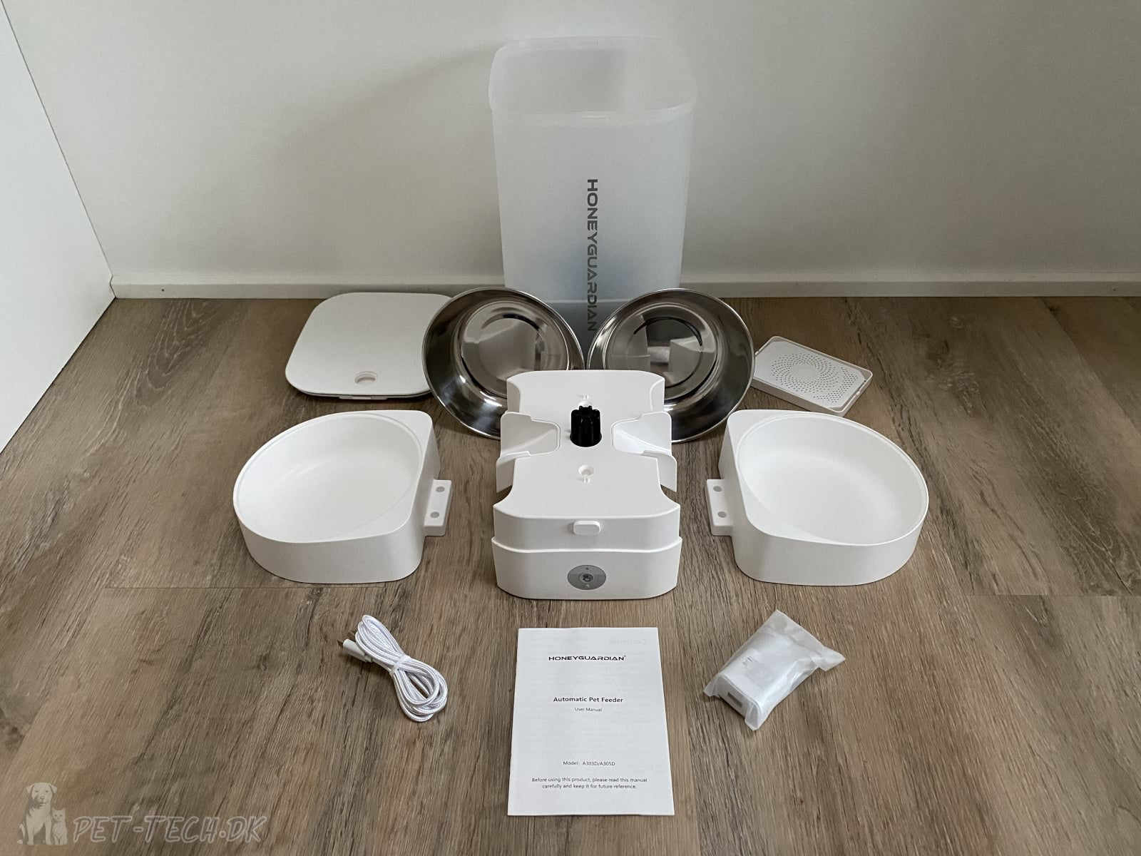 Foderautomat 5L med app til katte og mindre hunde