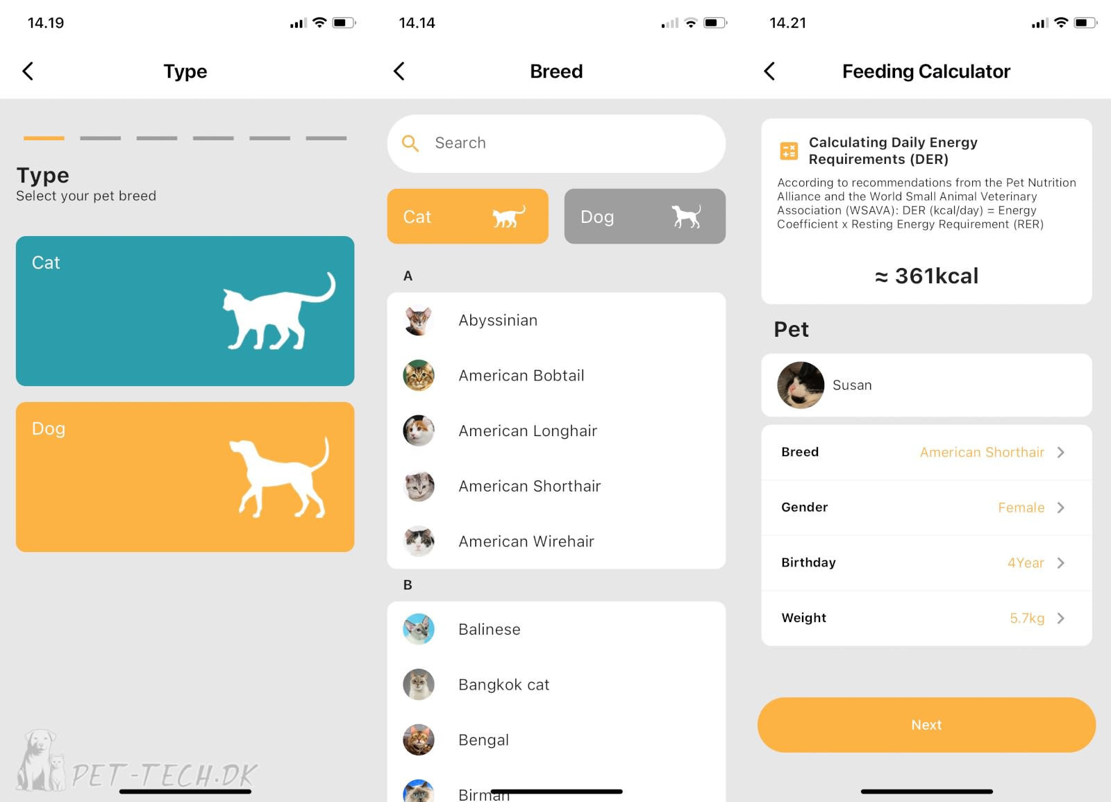 Appfunktioner - Foderautomat 5L med app til katte og mindre hunde