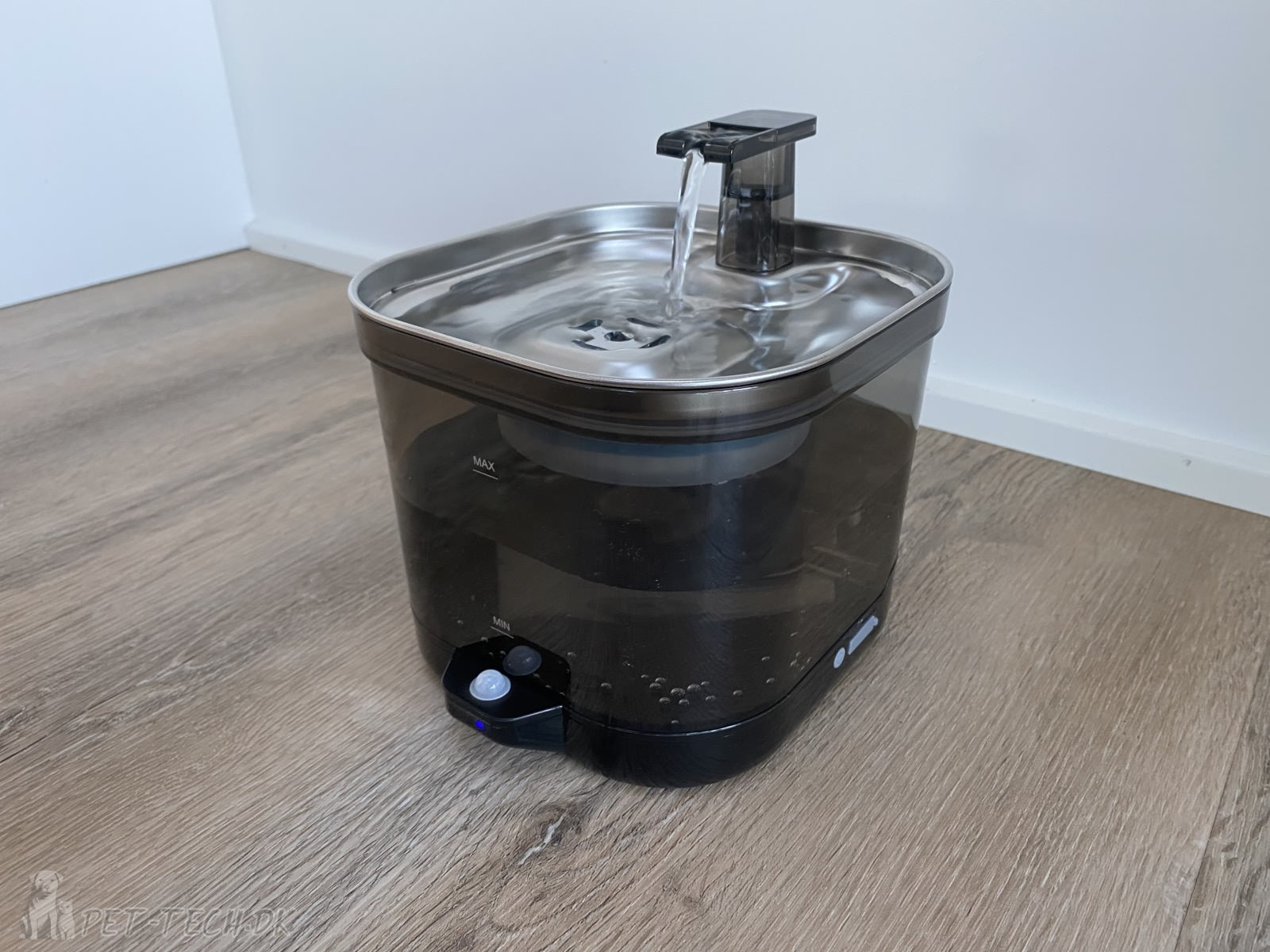 Luksus Drikkefontæne med Sensor til Katte og Hunde - Ledningsfri