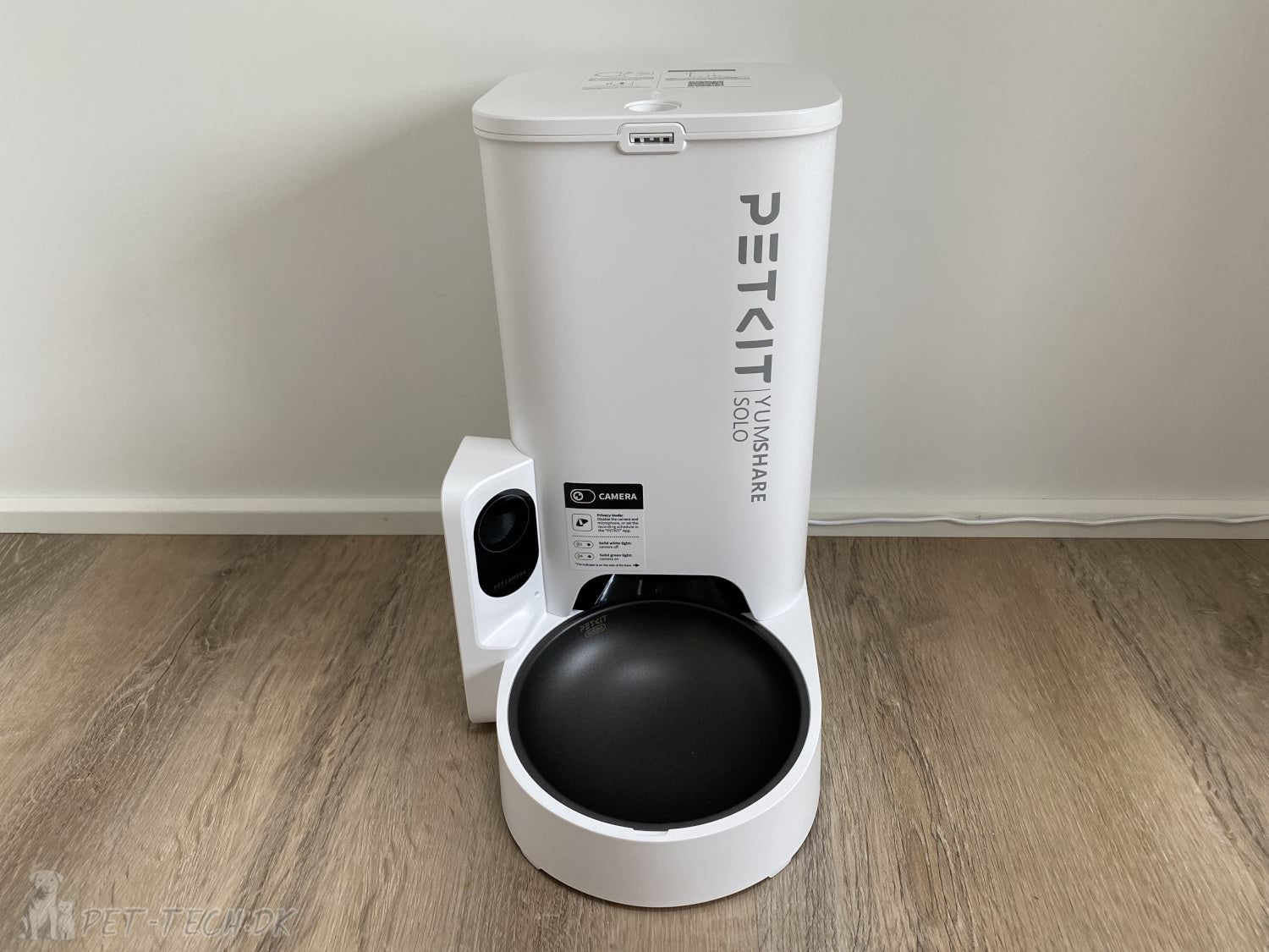 Foderautomat med HD kamera, video og app til katte og mindre hunde - PETKIT YumShare Solo