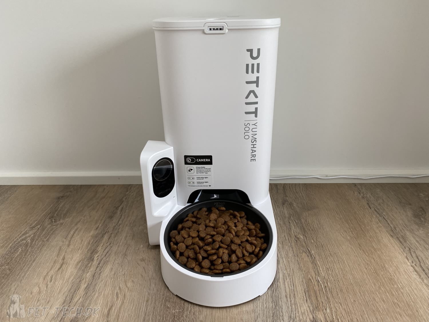Foderautomat med HD kamera, video og app til katte og mindre hunde - PETKIT YumShare Solo