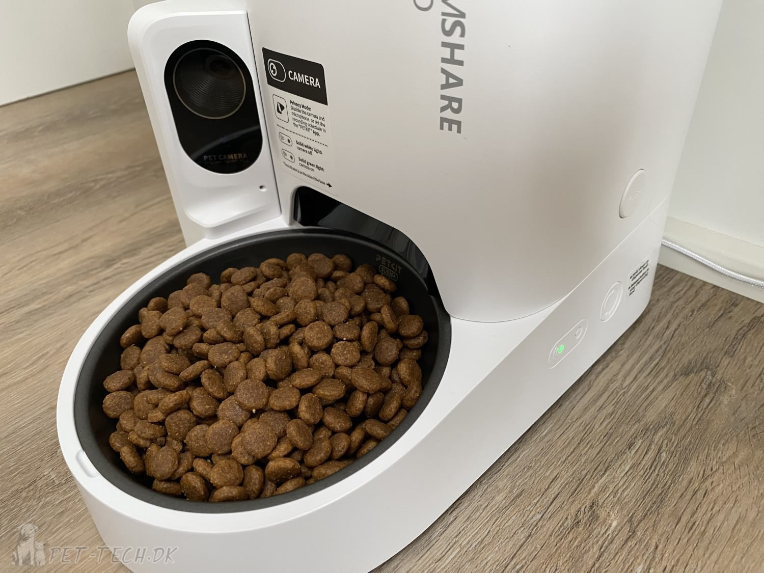 Foderautomat med HD kamera, video og app til katte og mindre hunde - PETKIT YumShare Solo