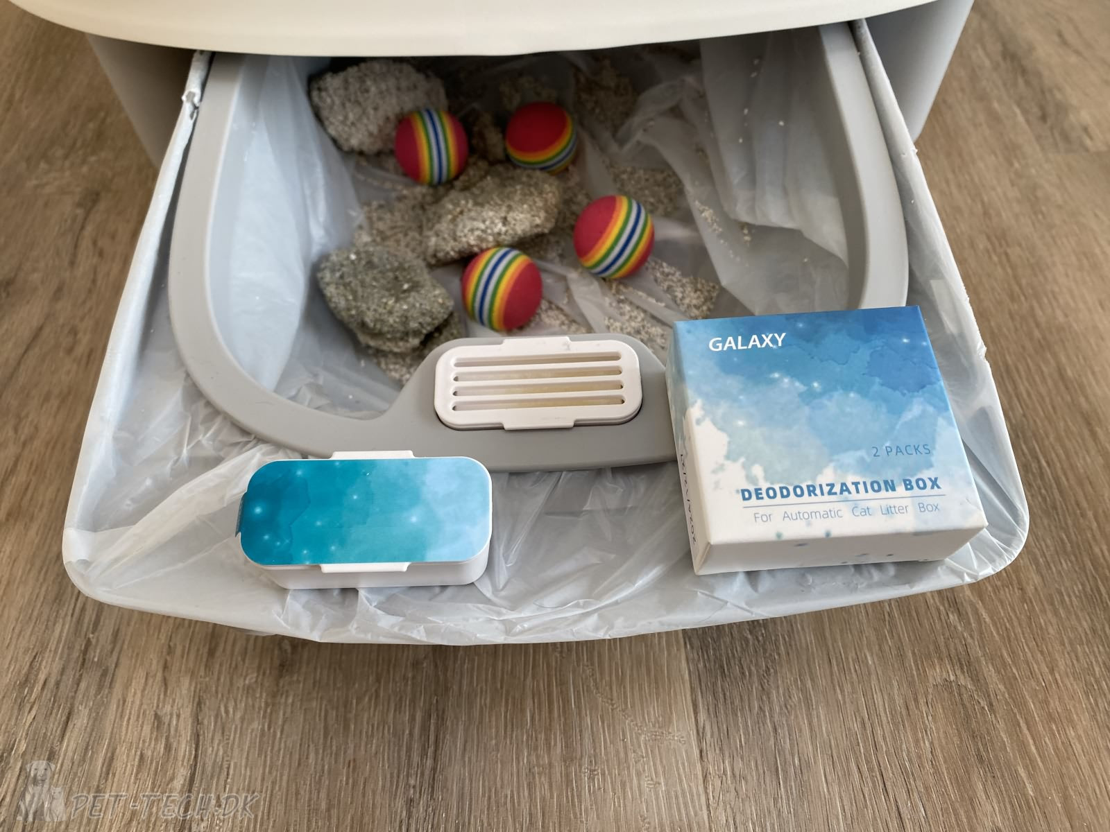 Selvrensende kattebakke fra Petree - Duft tabs