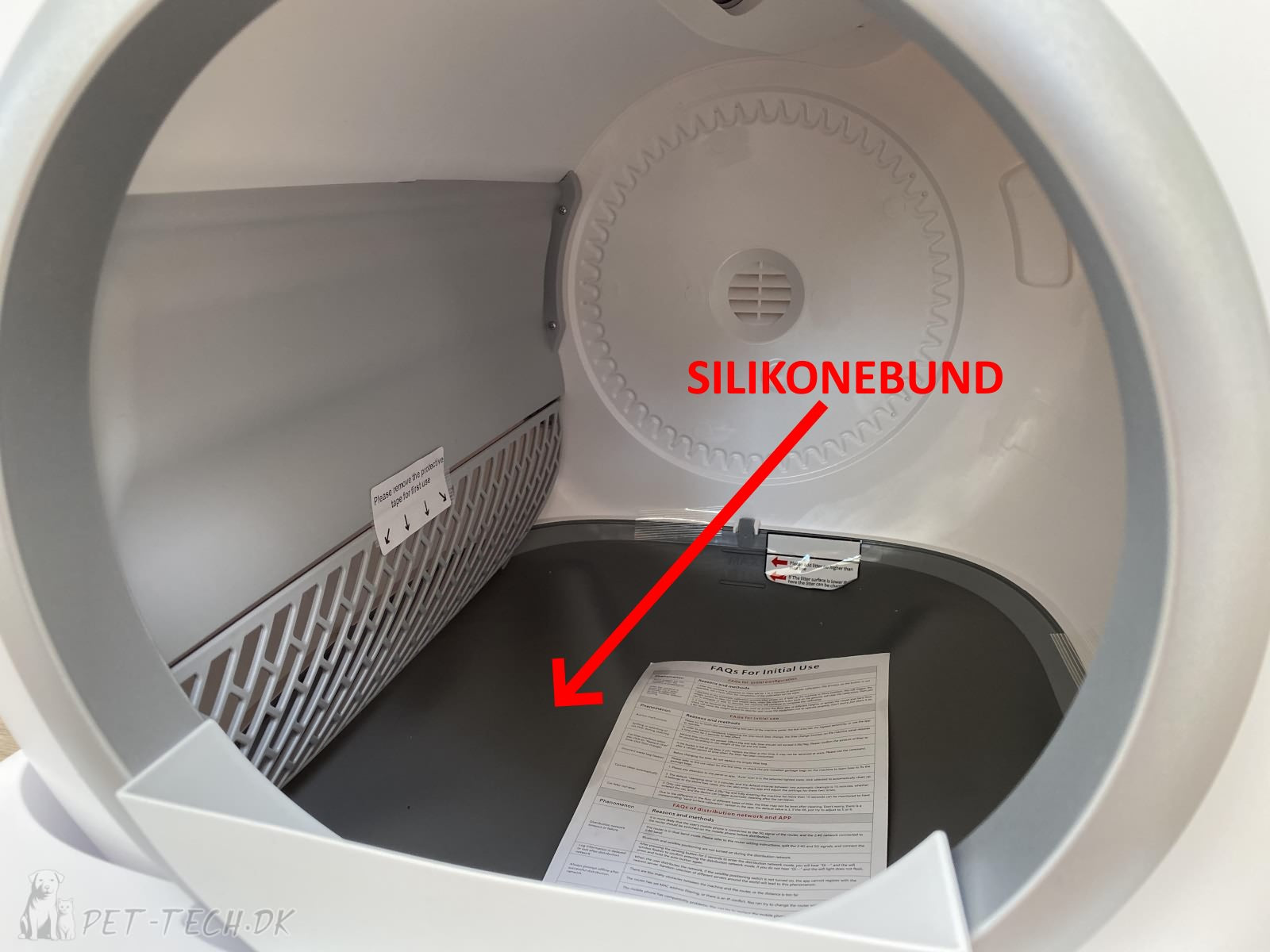 Silikonebund til Selvrensende Kattebakke