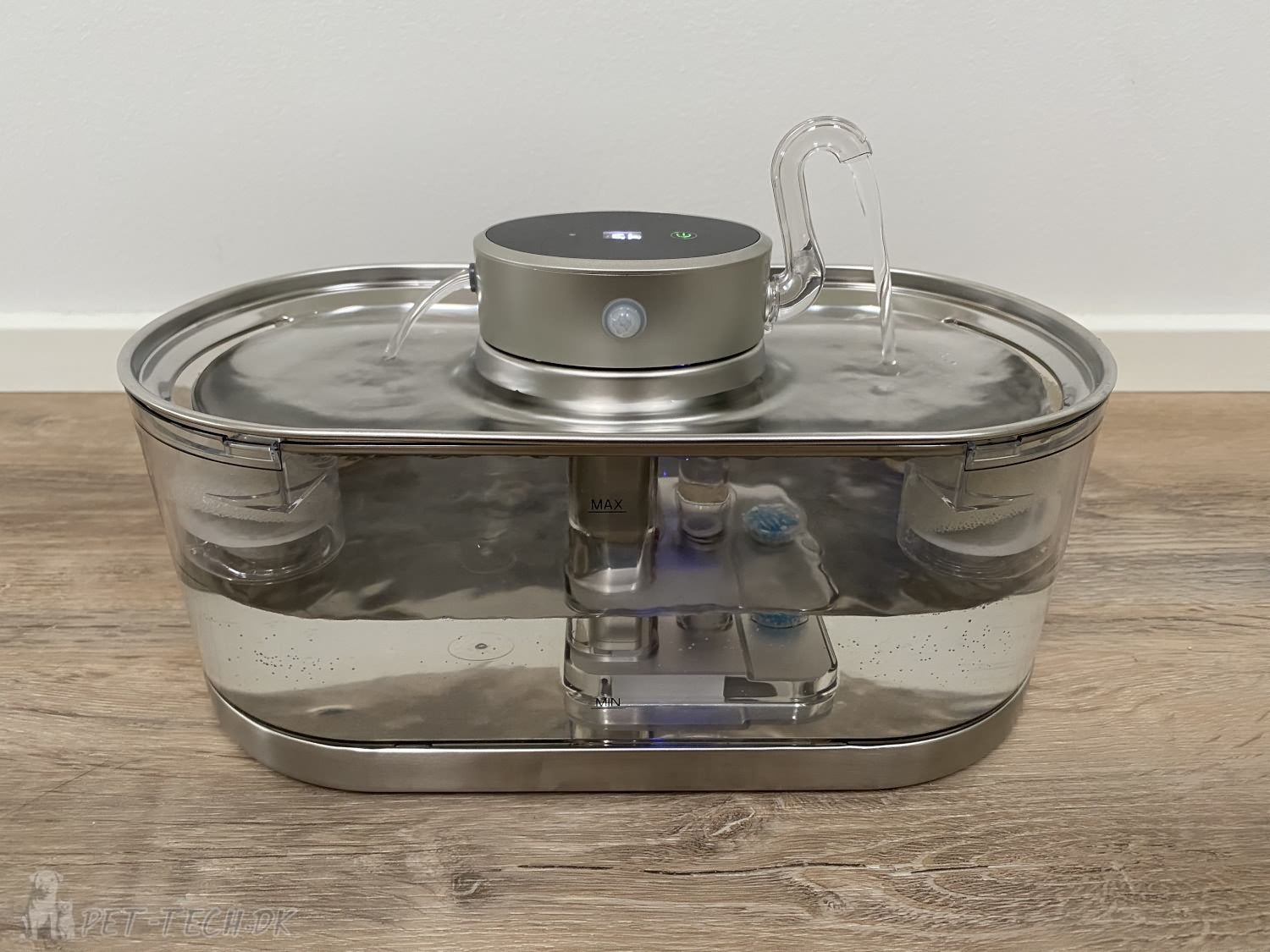 Ledningsfri drikkefontæne til katte og mindre hunde 3 liter