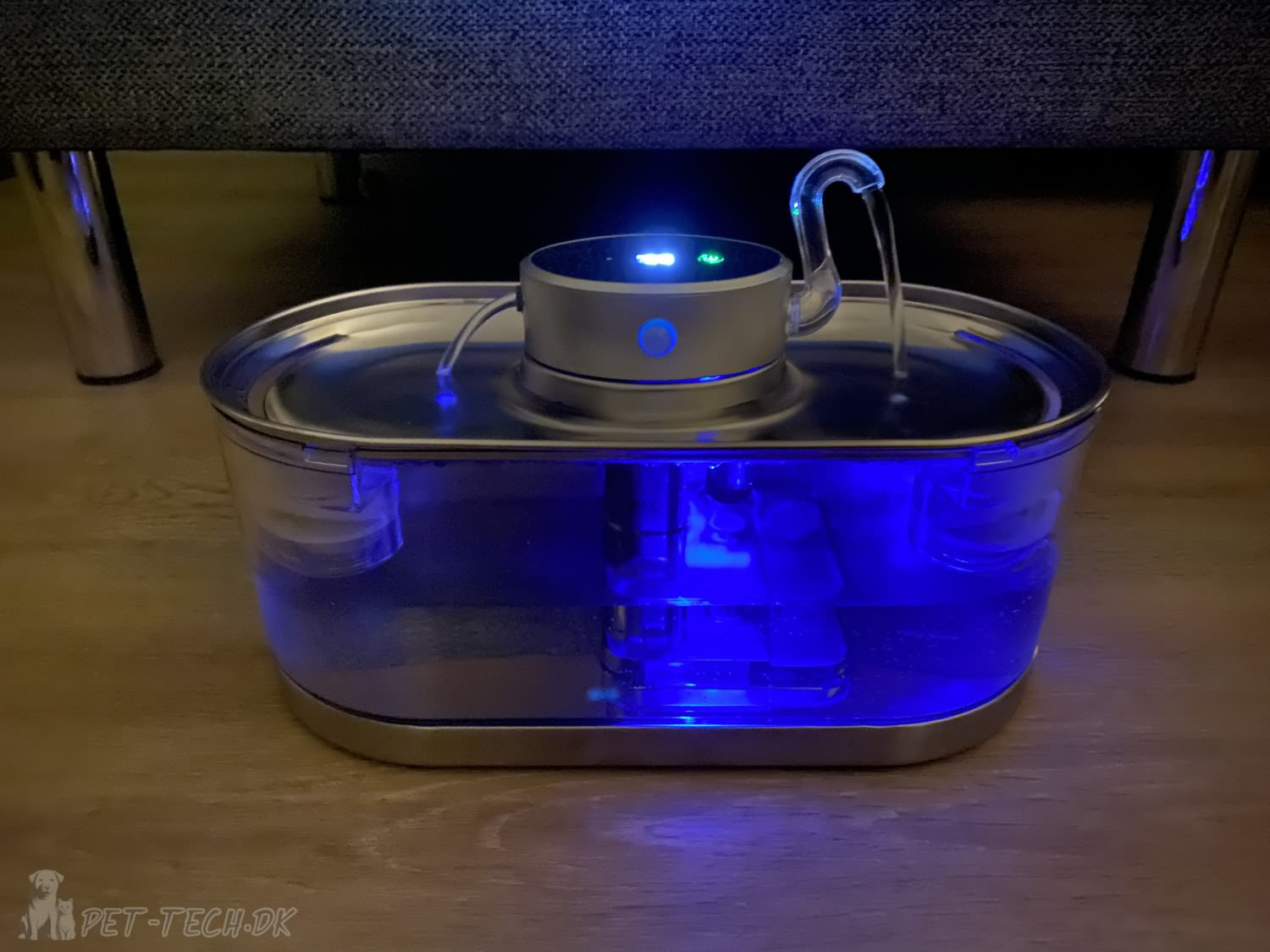 Ledningsfri drikkefontæne til katte og mindre hunde 3 liter