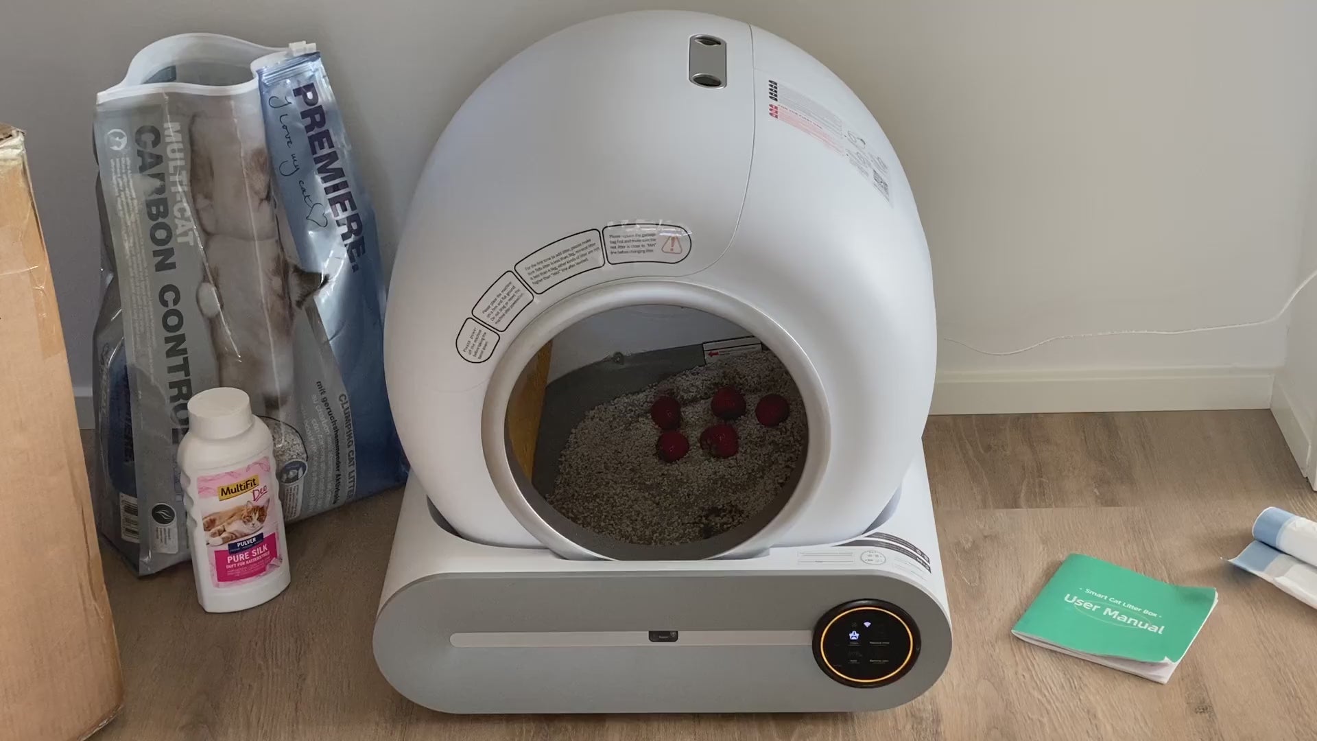Kattetoilet renseproces