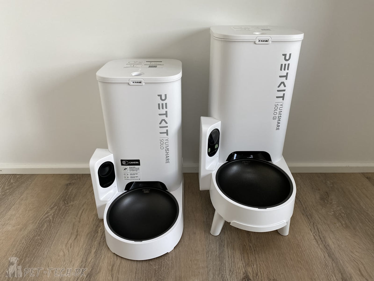 Foderautomat - PETKIT YumShare Solo 2 med AI Videokamera og Pet Facial Recognition