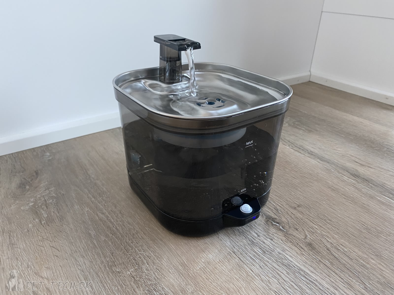 Luksus Drikkefontæne med Sensor til Katte og Hunde - Ledningsfri