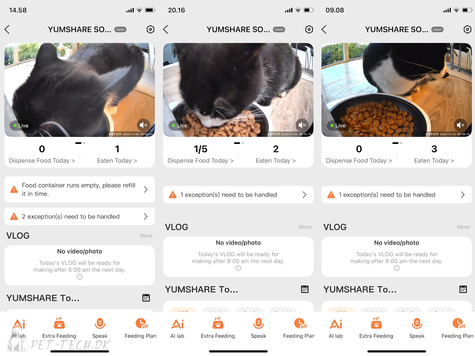 Foderautomat med Kamera - PETKIT YumShare Solo