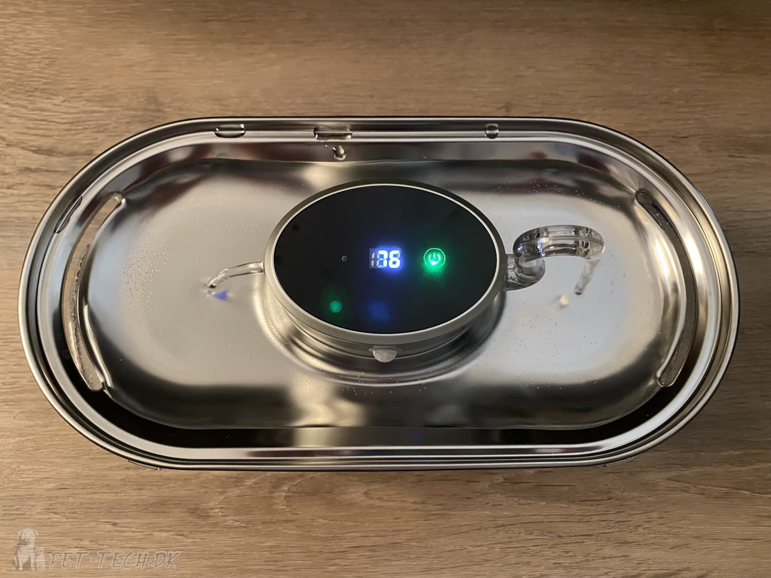 Ledningsfri drikkefontæne til katte og mindre hunde 3 liter